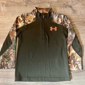 4T Boys Camouflage Quarter Zip